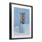Stupell Industries Blue Retro Disco Blender Framed Print Under Glass, design by LISH Creative